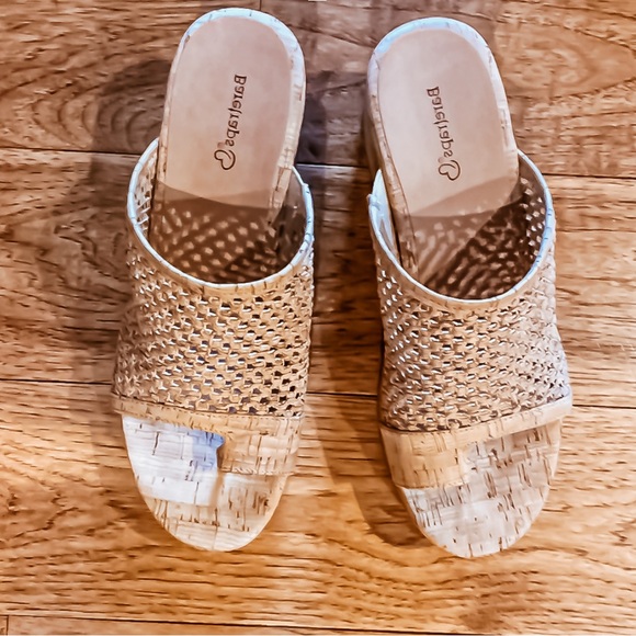 Bare trap cork sandals - Picture 2 of 5